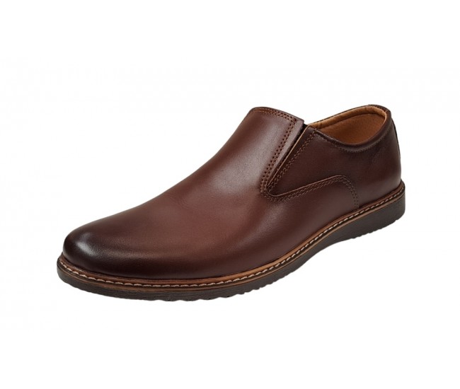 Oferta Pantofi barbati casual din piele naturala Maro - Supusi la proba Marimea 42