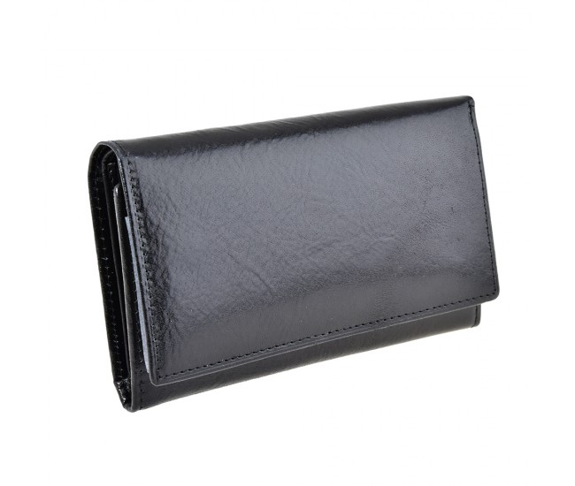 Portofel negru, de dama, din piele naturala, R8253-23 Portofel negru, de dama, din piele naturala, R8253-23