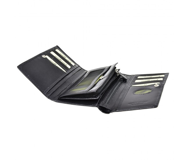 Portofel negru, de dama, din piele naturala, R8253-23 Portofel negru, de dama, din piele naturala, R8253-23