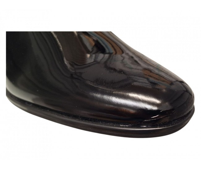 Marimea 41 Pantofi barbati eleganti din piele naturala de culoare negru lac Donatto RED41N