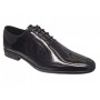 Marimea 41 Pantofi barbati eleganti din piele naturala de culoare negru lac Donatto RED41N