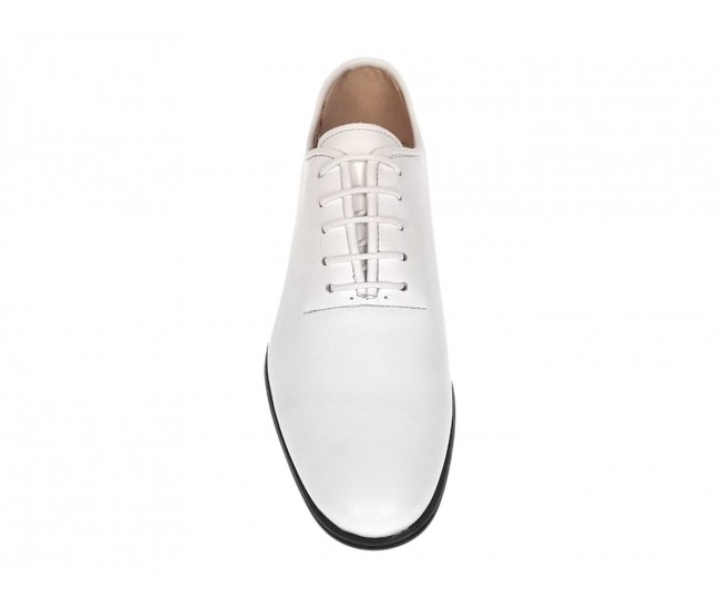 Marimea 38 Pantofi barbati albi eleganti din piele naturala Havana RGKR51TSA