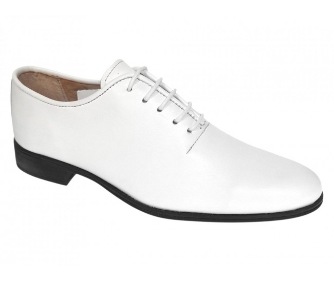 Marimea 38 Pantofi barbati albi eleganti din piele naturala Havana RGKR51TSA