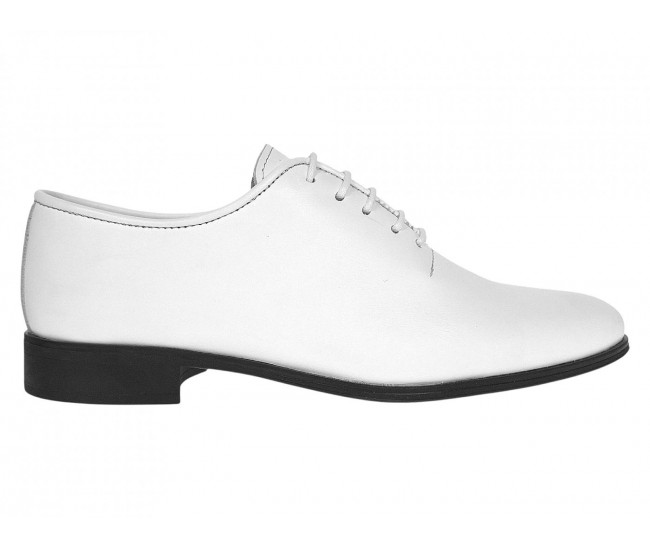Marimea 38 Pantofi barbati albi eleganti din piele naturala Havana RGKR51TSA
