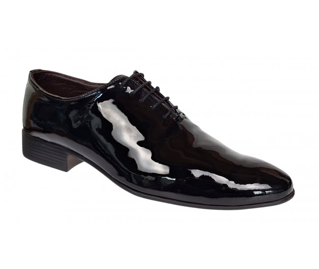 Reducere Pantofi barbati eleganti din piele naturala Negru LAC RMOD1 Pantofi PROBATI