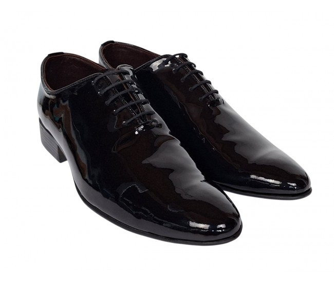 Reducere Pantofi barbati eleganti din piele naturala Negru LAC RMOD1 Pantofi PROBATI