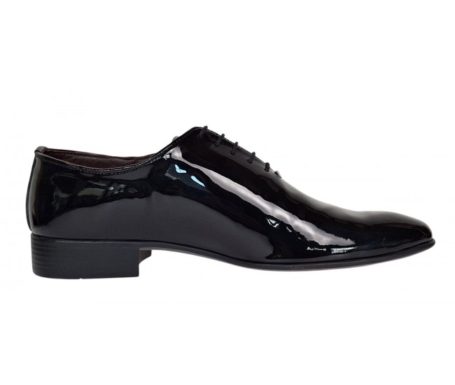Reducere Pantofi barbati eleganti din piele naturala Negru LAC RMOD1 Pantofi PROBATI