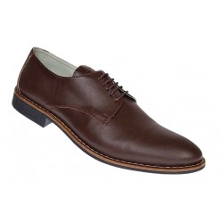 Marimea 42 Pantofi barbati, casual din piele naturala maro RNIC184MBOX