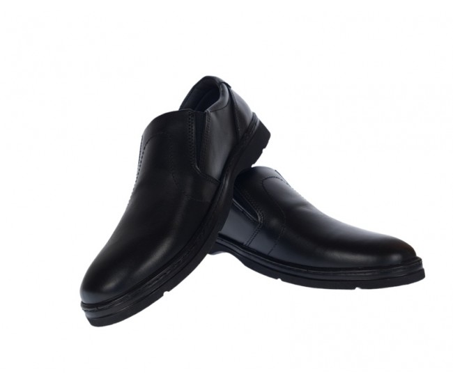 Pantofi barbati, casual, piele naturala, Negru, Confort, ALEXANDER 27