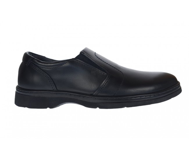 Pantofi barbati, casual, piele naturala, Negru, Confort, ALEXANDER 27