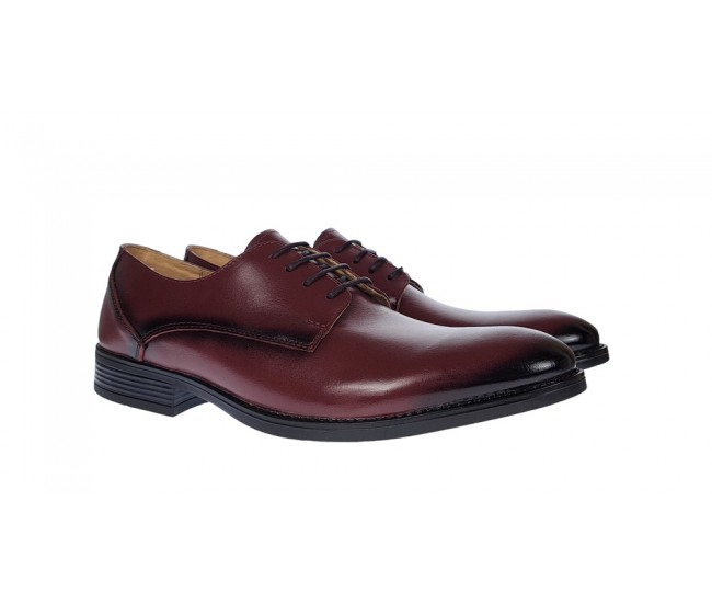 Pantofi barbati, eleganti, piele naturala, Bordeaux, ALEXANDER - 990VIS