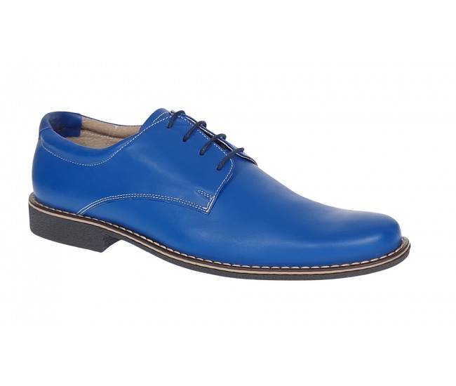 Marimea 40 Pantofi barbati din piele naturala model casual Albastru RP81BLX