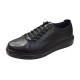 Pantofi sport-casual barbati din piele naturala culoare neagra DeSuceava RSY01N