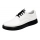 Pantofi barbati casual din piele naturala Kairo Alb Box