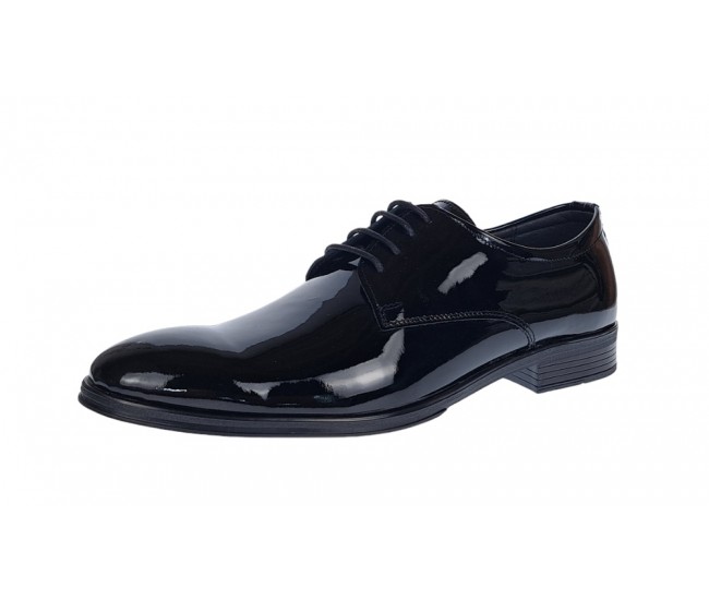 Pantofi de gala barbati, din piele naturala, Negru LAC, RSY4716NL