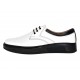 Pantofi barbati albi casual din piele naturala - RSY5AN