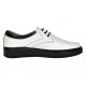Pantofi barbati albi casual din piele naturala - RSY5AN