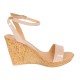 Sandale dama piele naturala cu platforme de 10 cm – Nude Lac S107NDL