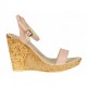 Sandale dama piele naturala cu platforme de 10 cm – Nude Lac S107NDL