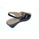 Sandale dama de vara cu platforme de 5 cm, din piele naturala, neagra, S10NBOX