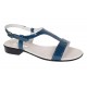 Sandale dama casual din piele naturala Bleumarin Lac S16LBLU1