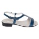 Sandale dama casual din piele naturala Bleumarin Lac S16LBLU1