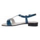 Sandale dama casual din piele naturala Bleumarin Lac S16LBLU1
