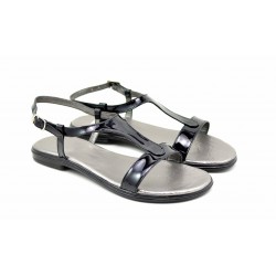 Sandale dama din piele naturala lacuita - S16N2LAC