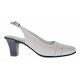 Pantofi dama decupati, eleganti, din piele naturala box, cu toc7cm - S301ABOX