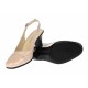 Pantofi dama, decupati, eleganti, din piele naturala box, cu toc, bleumarin - S301BLBOX