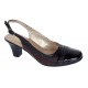 Pantofi dama decupati din piele naturala - Model cu toc 5cm - S301MN