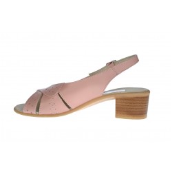Sandale dama din piele naturala box, S34NUD