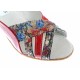 Sandale dama de vara cu platforme de 7 cm, din piele naturala lacuita, rosie, S50LACROSU