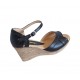 Sandale dama cu platforma din piele naturala S54N2