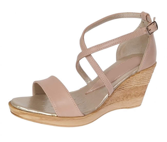 Sandale dama din piele naturala Nude Box S7NUDE1