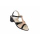 Sandale dama din piele naturala box, negru lac, nud, S8NUDNLAC