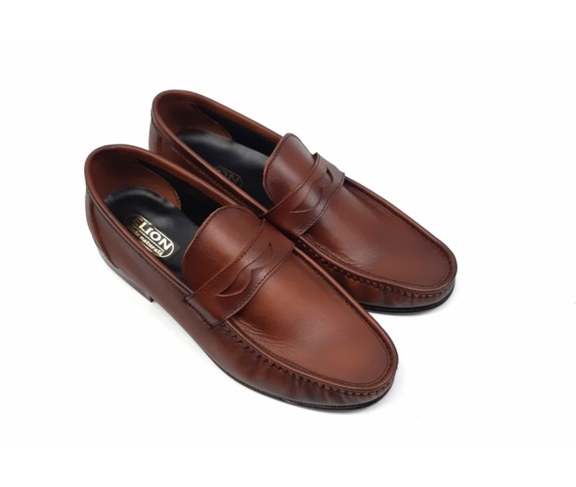 Pantofi barbati din piele naturala de culoare maro - SC1M