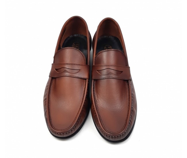 Pantofi barbati din piele naturala de culoare maro - SC1M
