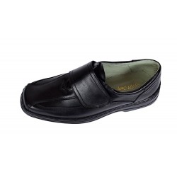 Pantofi barbati casual din piele naturala, inchidere cu scai, arici - SCAI1N