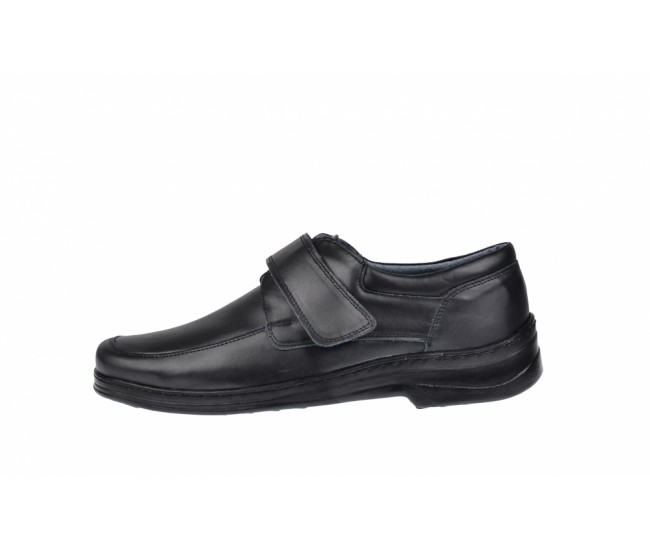 Pantofi barbati casual din piele naturala, inchidere cu scai, arici - SCAI