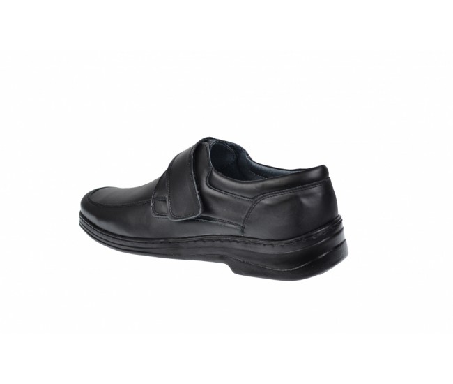 Pantofi barbati casual din piele naturala, inchidere cu scai, arici - SCAI