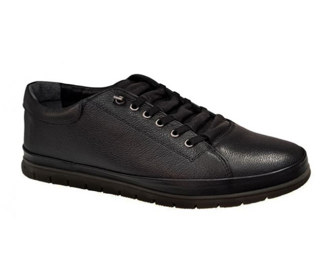 Pantofi barbati casual din piele naturala cu inchidere elastica SCV1022N