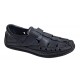 Sandale barbati casual din piele naturala - Model Negru SCV1N