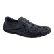 Sandale barbati casual din piele naturala - Model Negru SCV1N