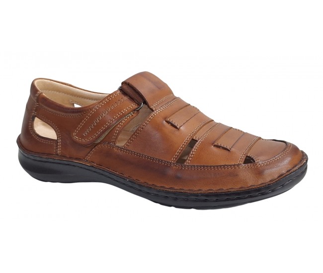 Sandale barbati casual din piele naturala - Model Maro SCV2M