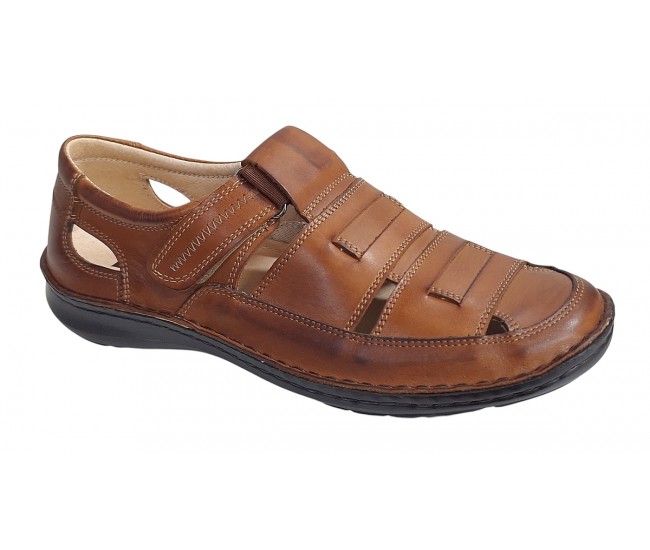 Sandale barbati casual din piele naturala - Model Maro SCV2M