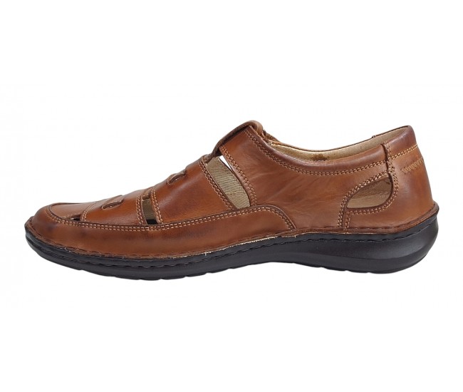 Sandale barbati casual din piele naturala - Model Maro SCV2M