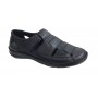 Sandale barbati casual din piele naturala - Model Negru SCV2N