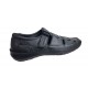 Sandale barbati casual din piele naturala - Model Negru SCV2N