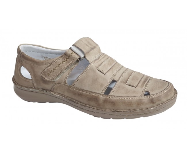 Sandale barbati casual din piele naturala - Model Nisip SCV2SP